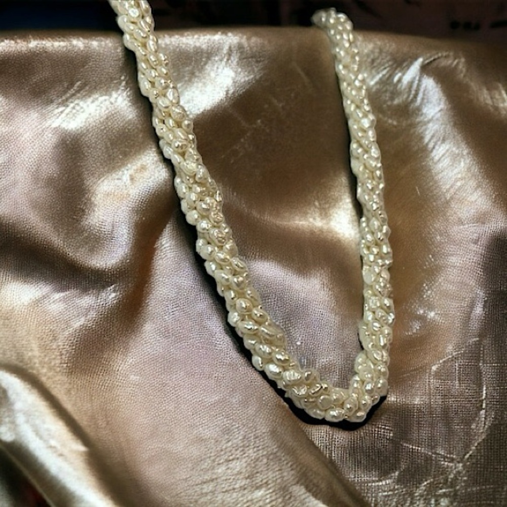 Lustrous 5-Strand Freshwater Pearl Necklace 18”